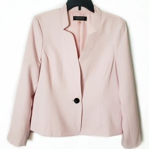 KASPER Tutu Pink Long Sleeve Suit Jacket Blazer 14 NWT